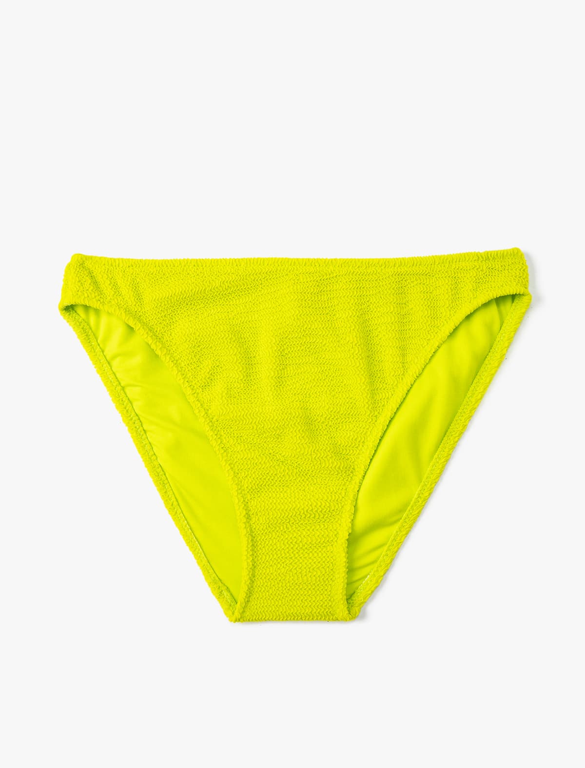 Teksturalı Bikini Aşağı Normal Bel