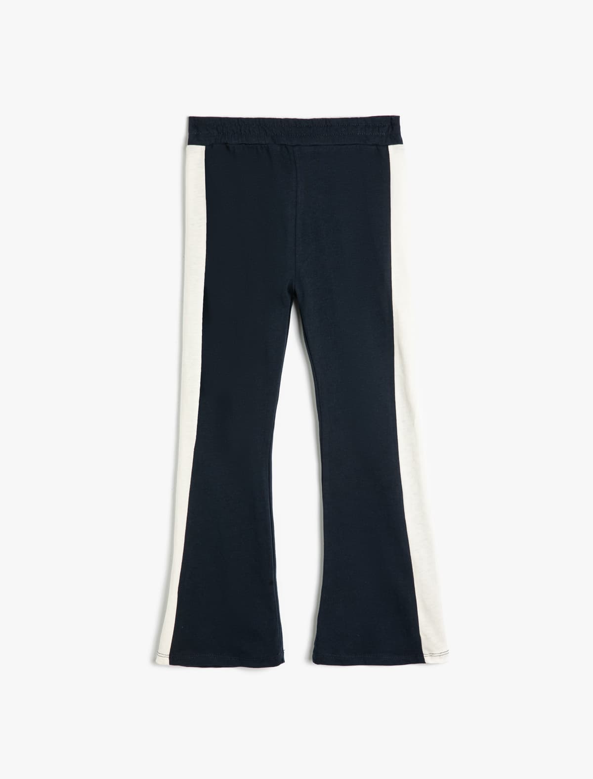 Ayaqlı Leggings Pambıq Elastik Belli Şalvar