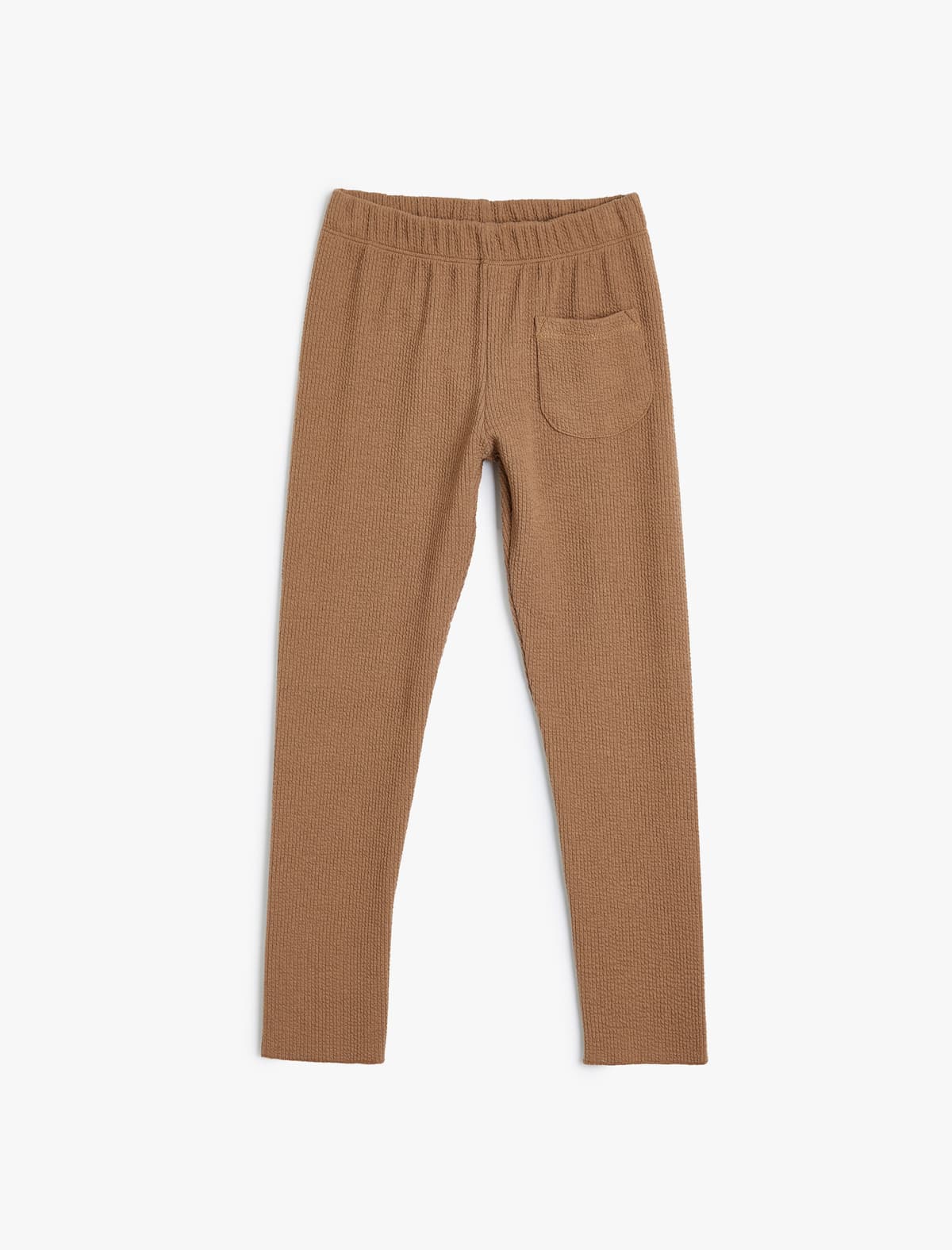 Əsas Leggings Yivli Tək Cib Detallı