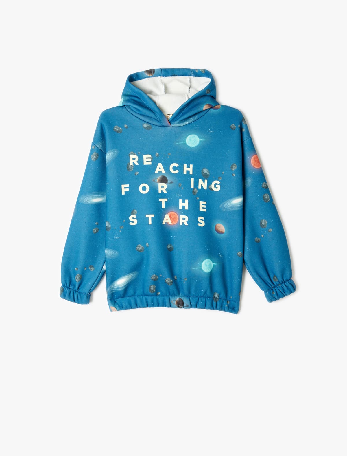Kapüşonlu Sweatshirt Uzunqol Kosmik Çaplı Lent