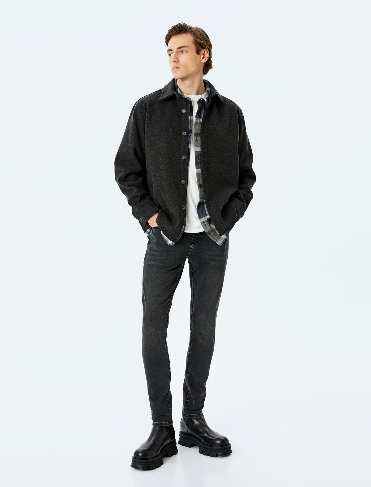 Pambıq Slim Fit Jean Şalvar - Brad Jean