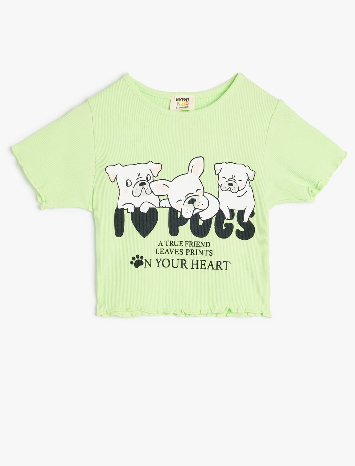 İt Çaplı Pambıq Bitki T-Shirt