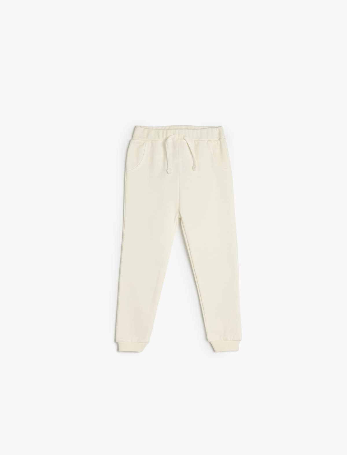Tənzimlənən Elastik Bel kəməri ilə Pambıq Basic Jogger Sweatpants
