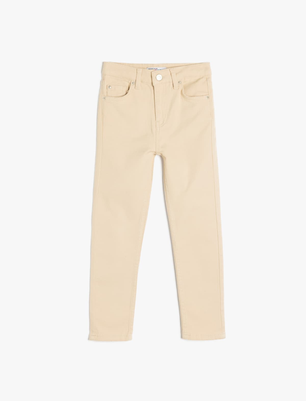 Tənzimlənən Elastik Belli Pambıq Slim Fit Şalvar