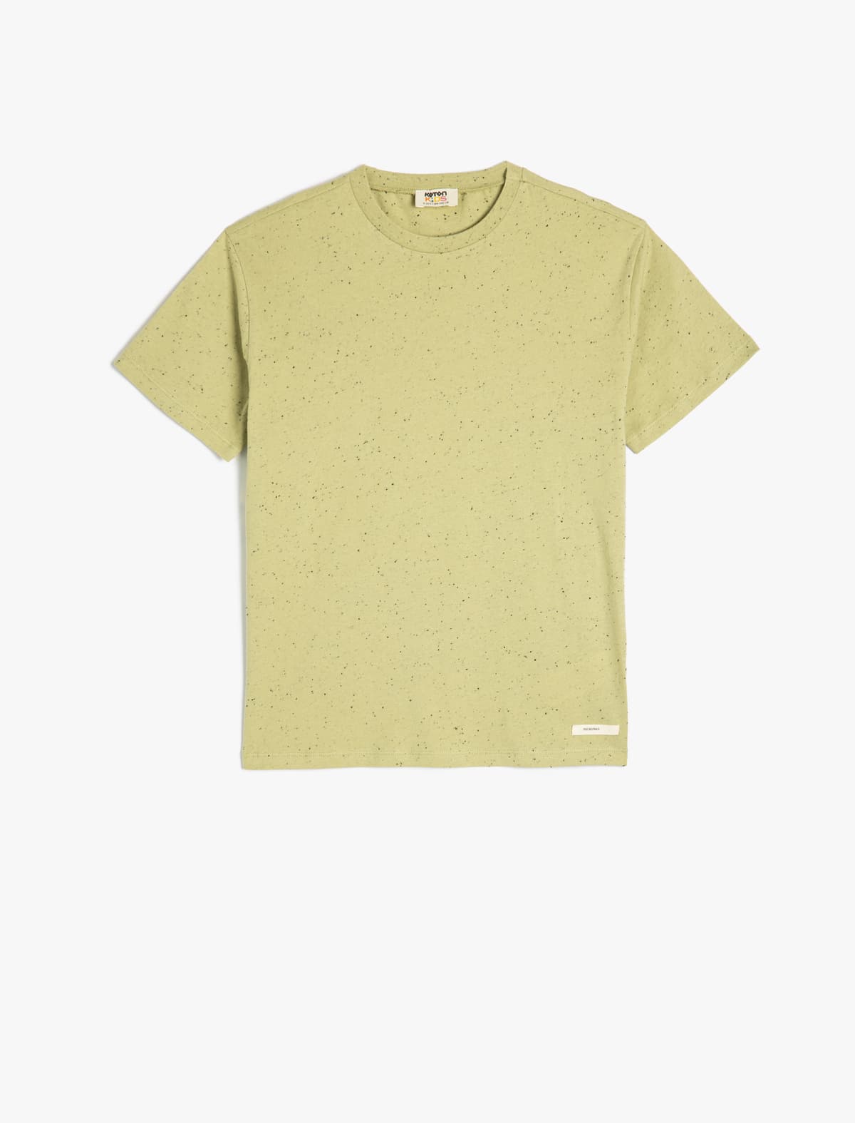 Cotton Crew Yaka Qısaqol Basic T-shirt
