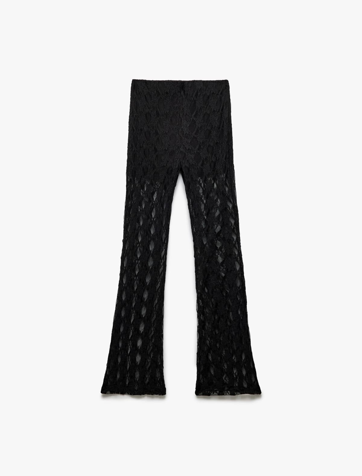 Krujeva astarlı Slim Fit Uzun Şalvar