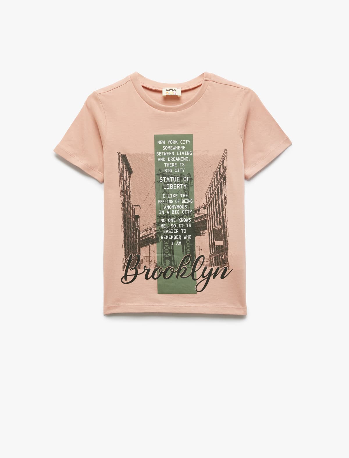 Pambıq Çaplı Qısaqol Yakalı T-shirt