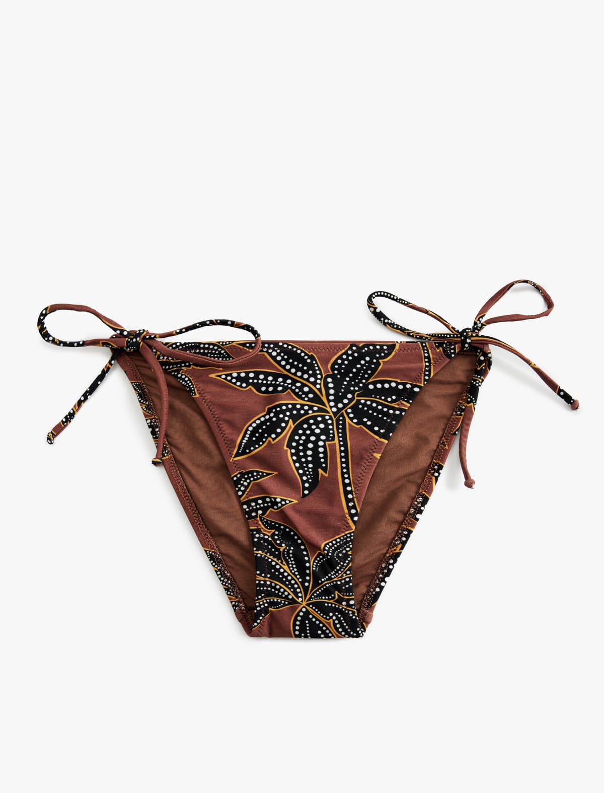 Çiçək Naxışlı Simli Bikini Altı
