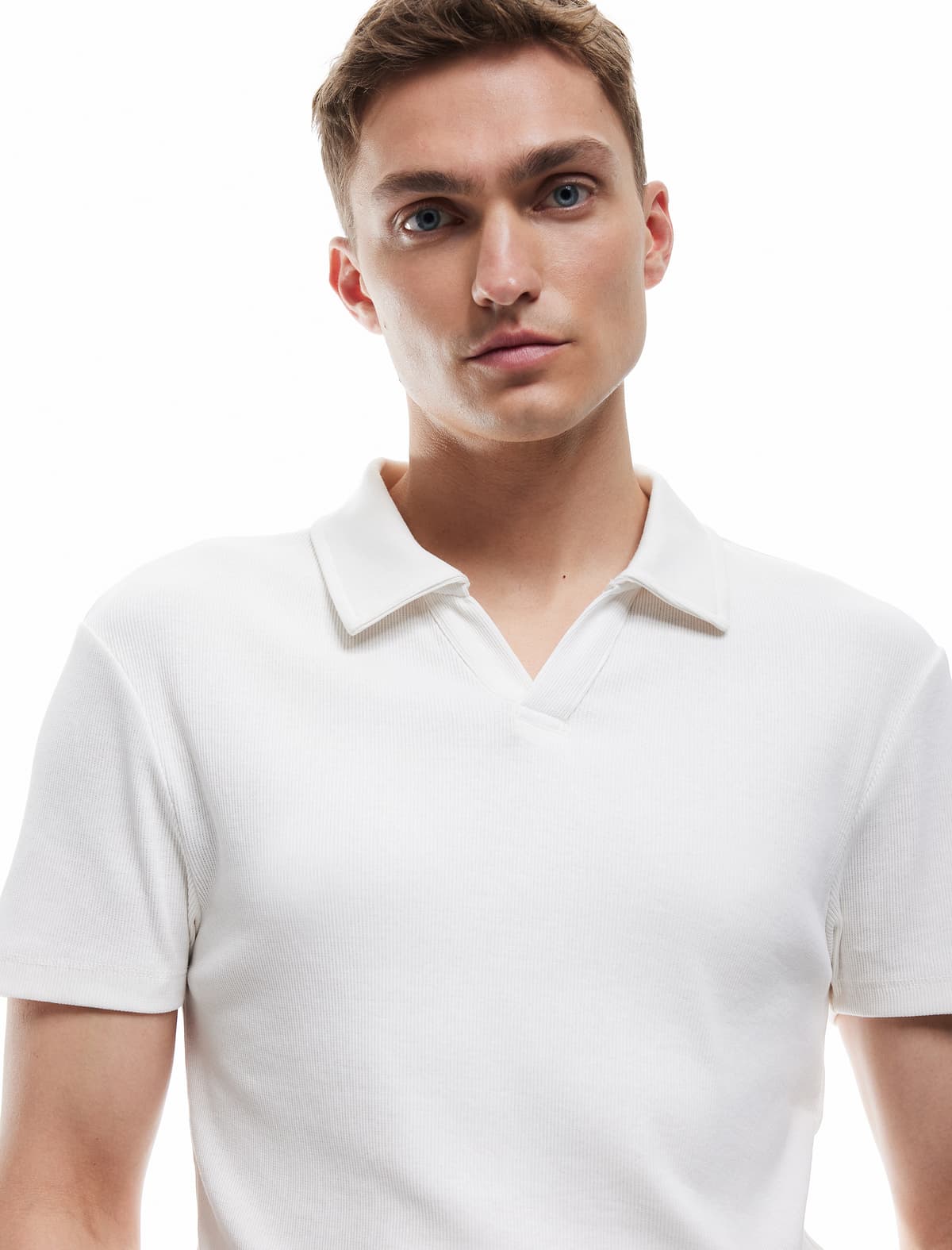Pambıq Qısaqol Slim Fit Basic Polo T-shirt
