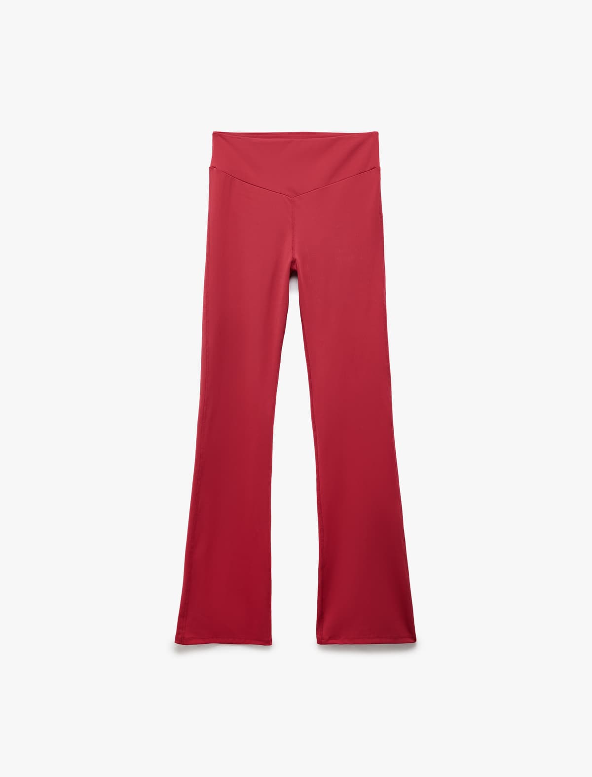Yüksək Bel Flare Ayaqlı İdman Leggings