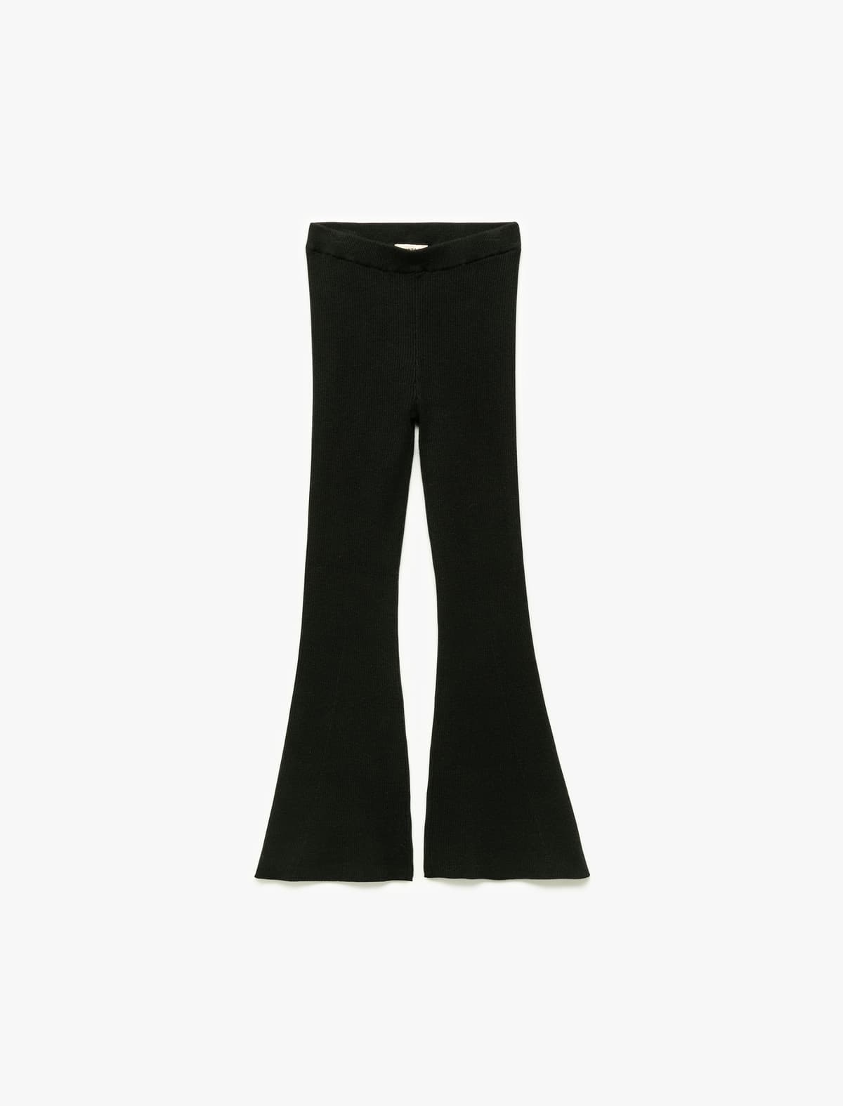 Viscose Blend Slim Fit Flare Ayaqlı Trikotaj Şalvar