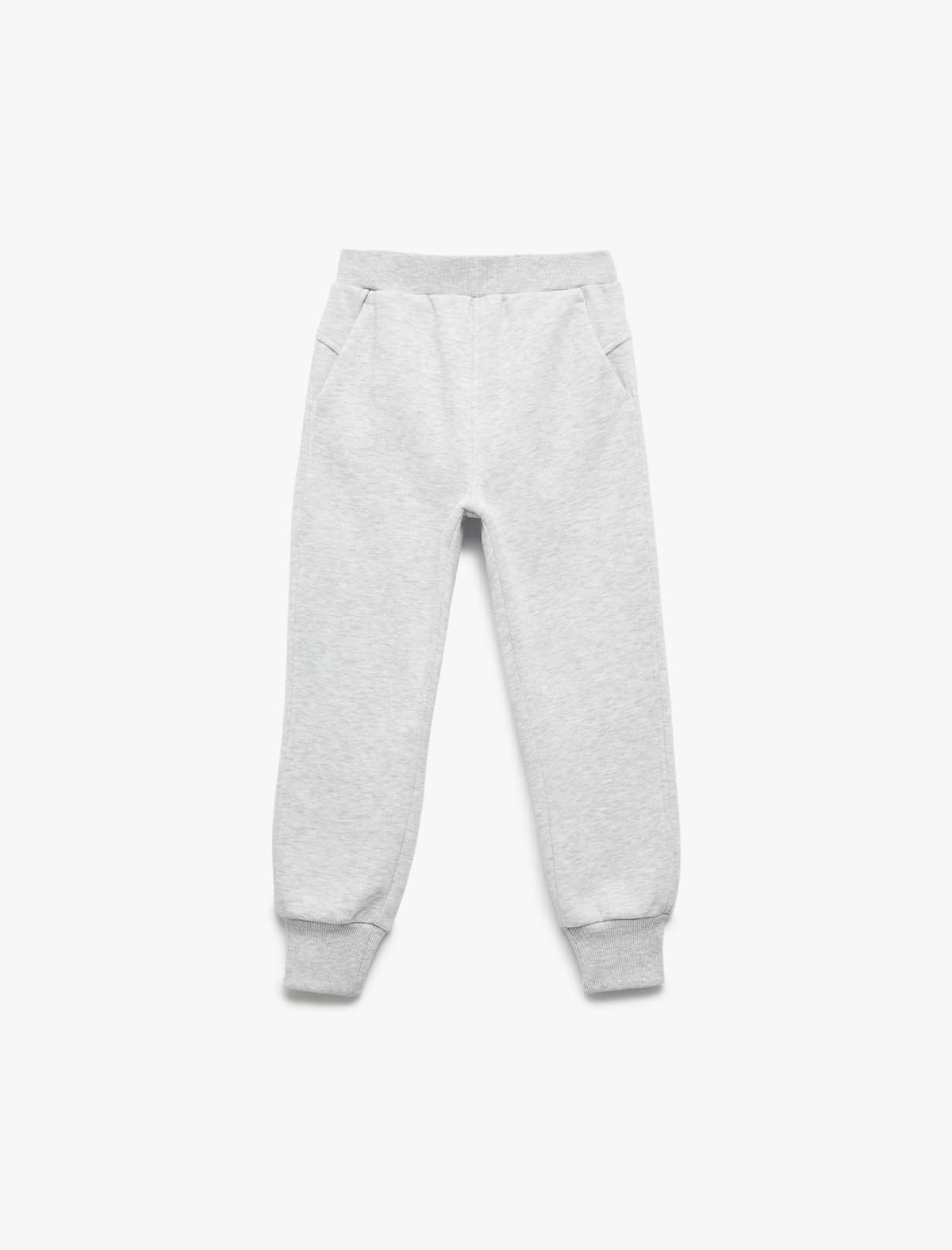 Elastik Bel Cibləri ilə Əsas İpli Jogger Sweatpants