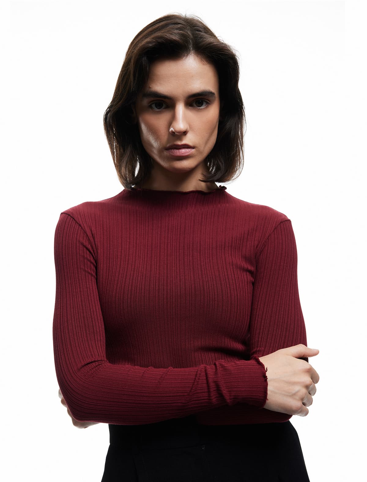 Camizole Viskoz Slim Fit Uzunqol Yüngül Yaxalı köynək