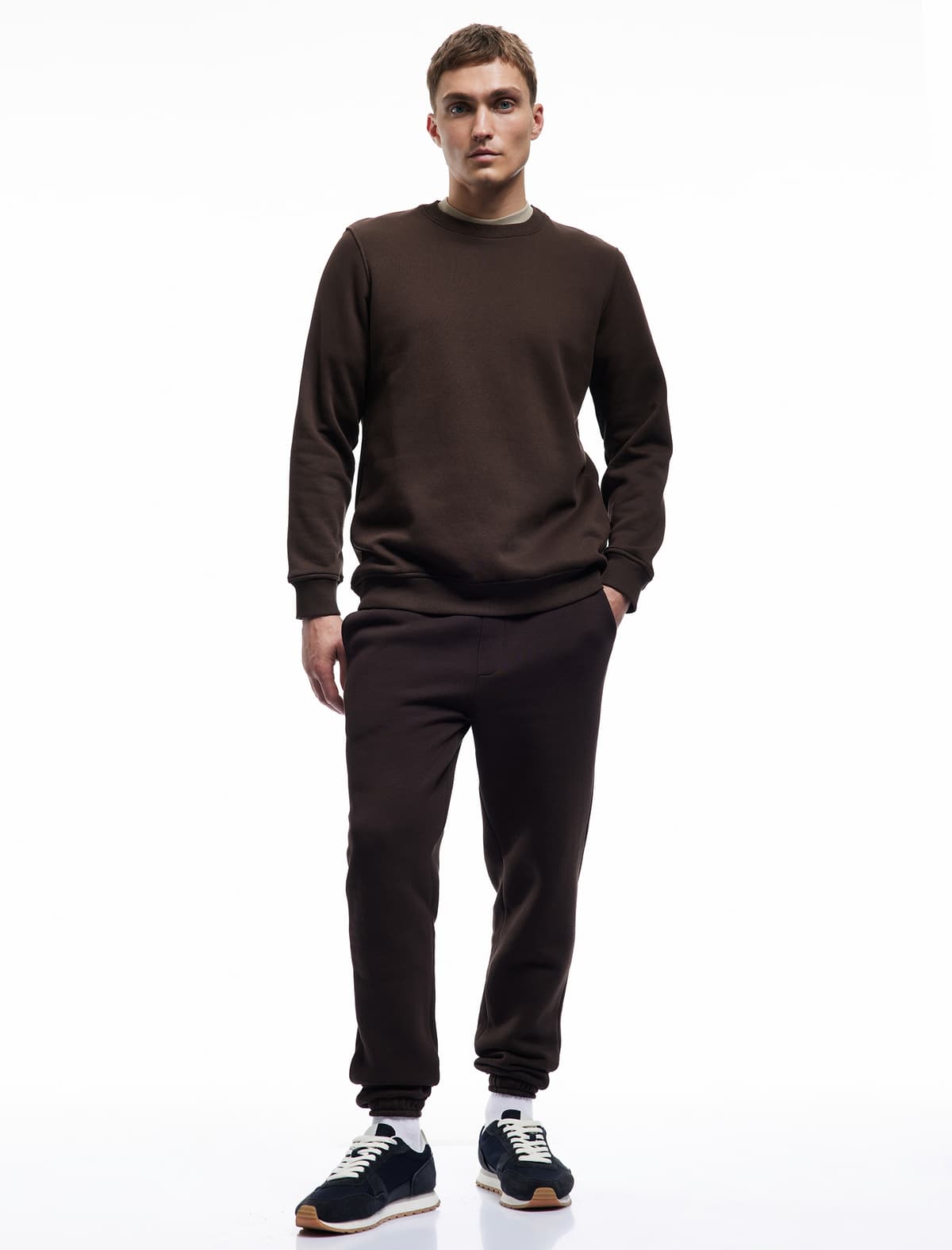 Beli Krujevalı Cib Detallı Jogger Qış Sweatpants
