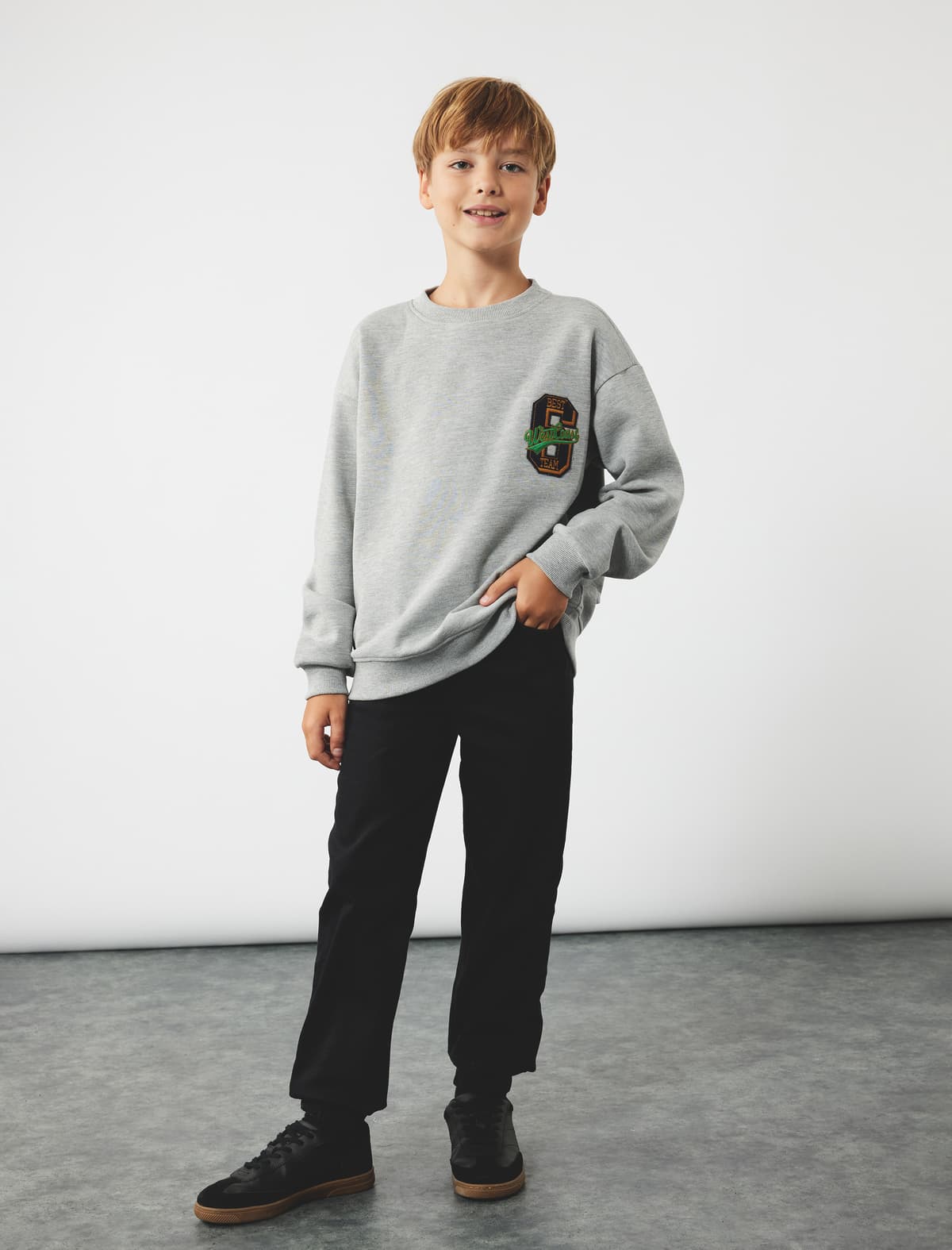 Pambıq Bel Krujeva Jogger Denim Şalvar