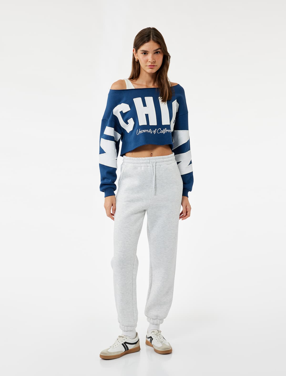 Lentli Cibli və Beli Bağlı Rahat Fit Jogger Sweatpants