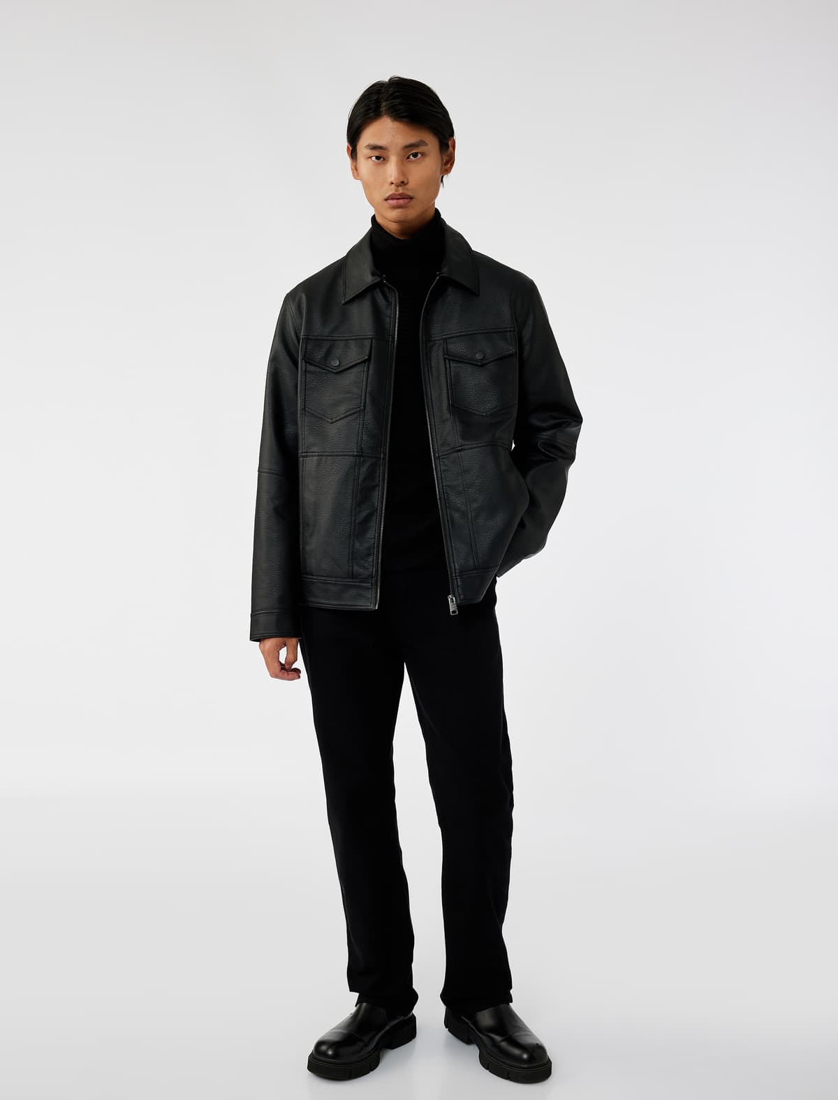 Normal Bel Düz Fit Jean Şalvar - Mark Jean