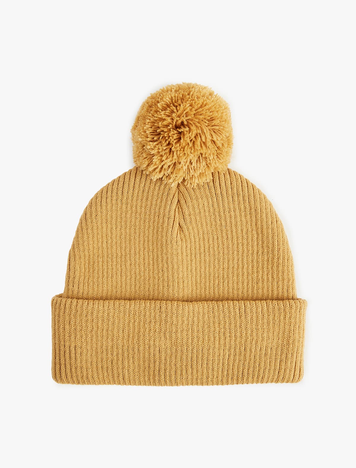 Ponpon Detallı Trikotaj Trikotaj Beret
