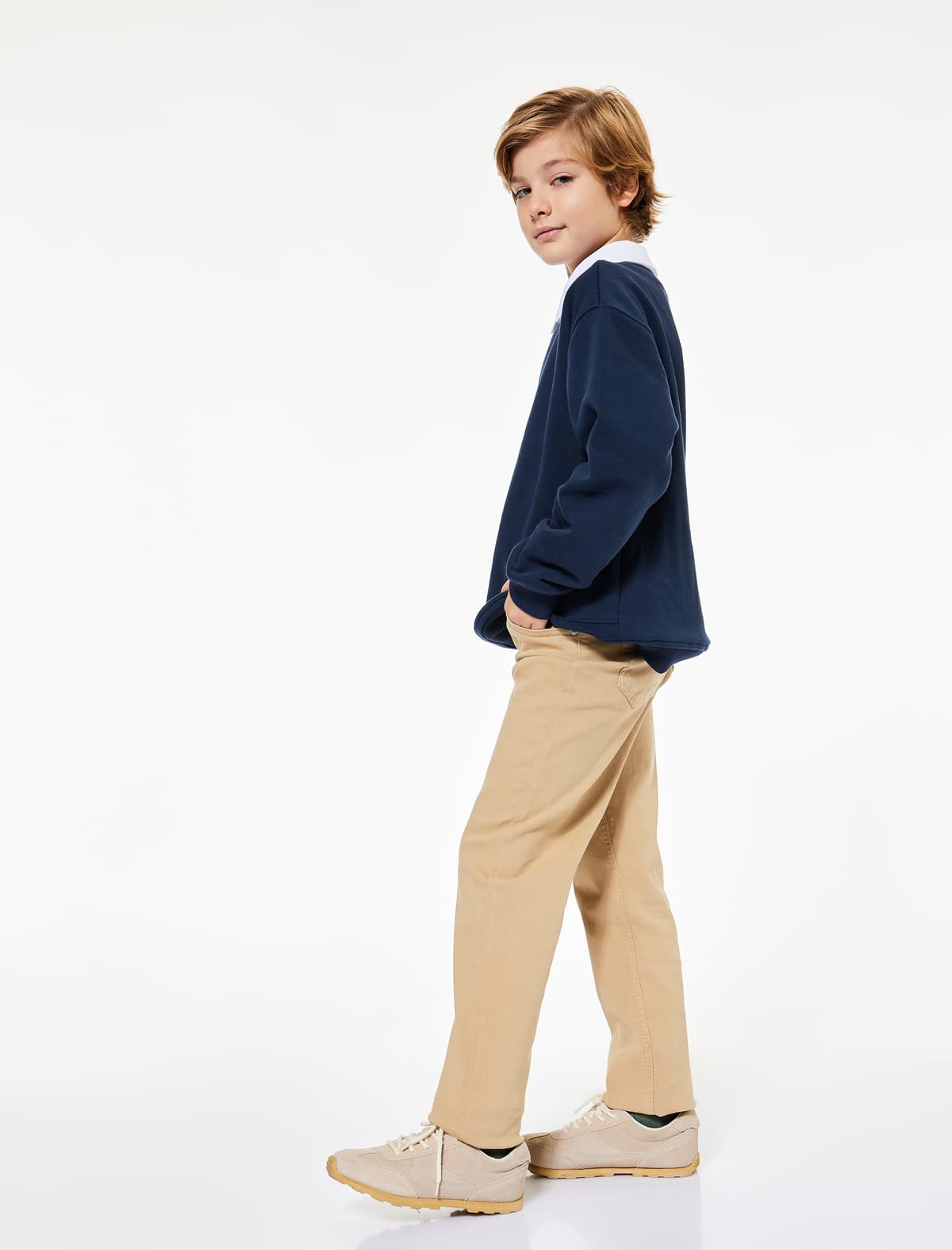 Pambıqlı Cibli Slim Fit Denim Şalvar
