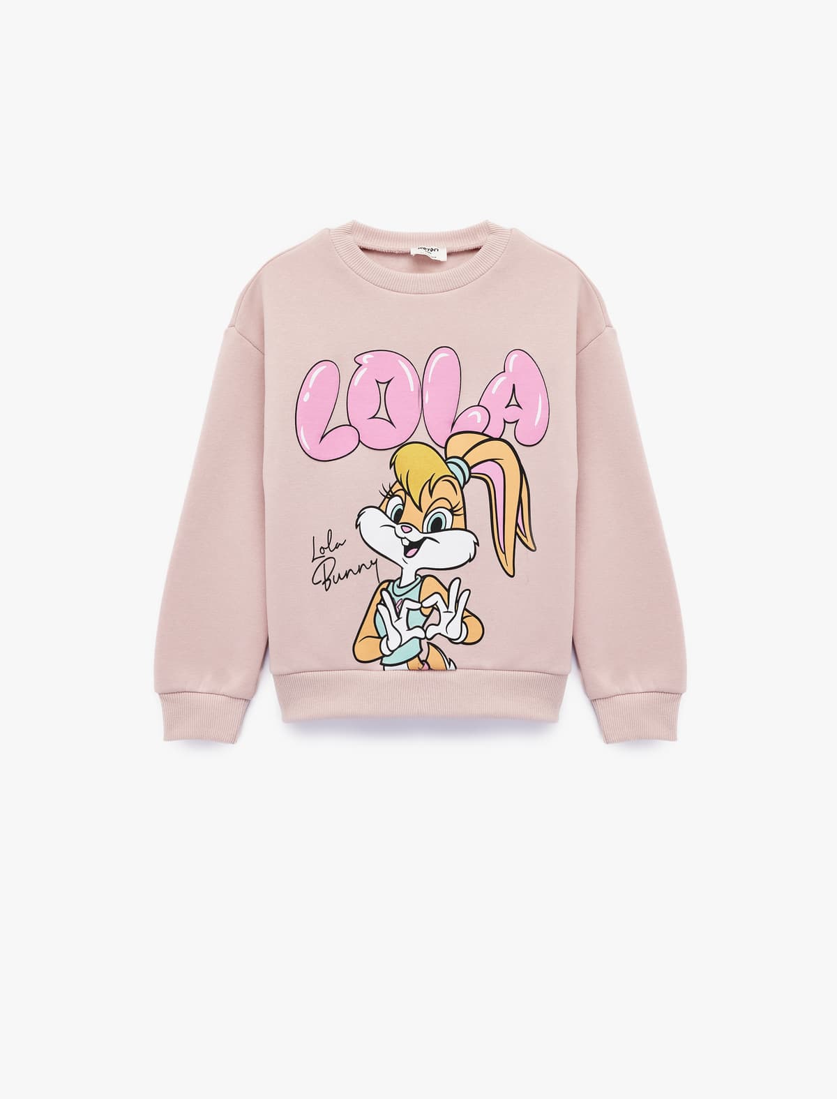 Lisenziyalı Lola Bunny Çaplı Uzunqol Sweatshirt