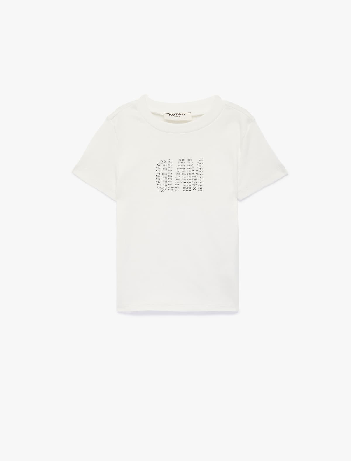 Pambıqdan Qısaqol Yakalı Çaplı T-shirt