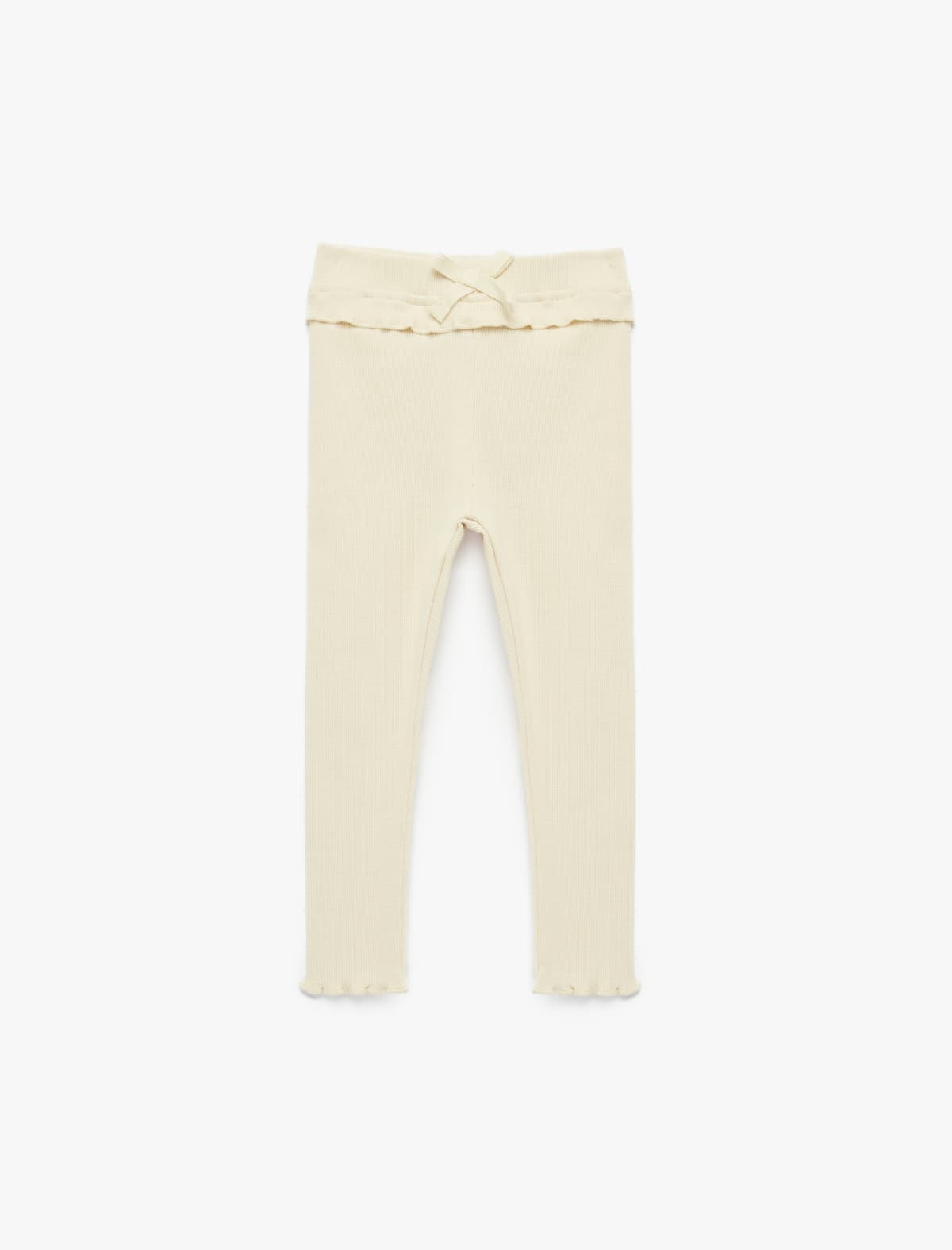 Pambıq Fırfırlı və Yay Detaylı Leggings