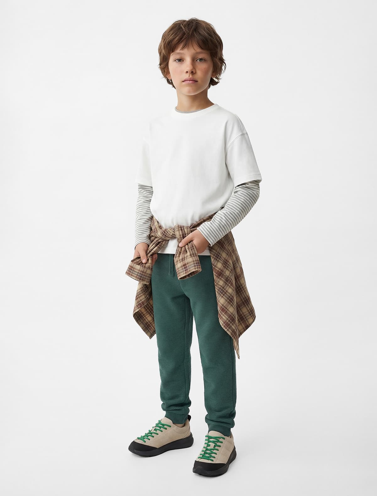 Pambıq Cib Detallı Basic Jogger Sweatpants