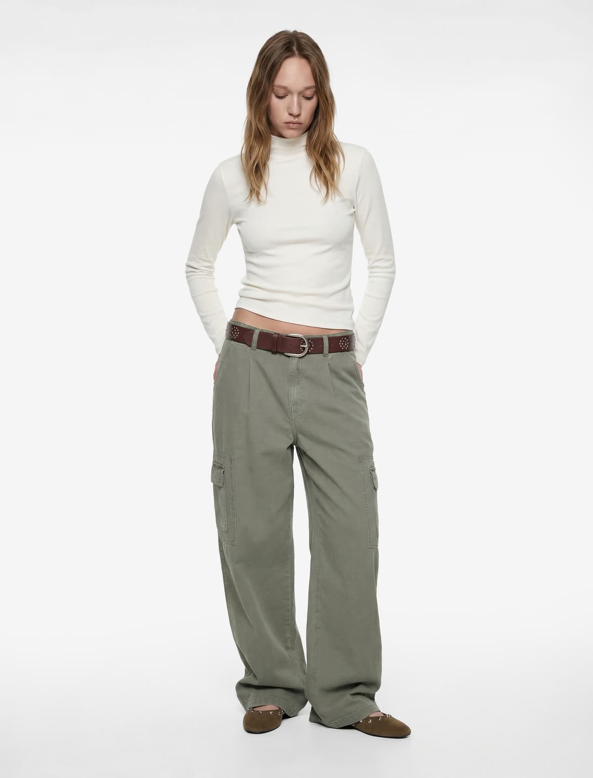Dik Yaxa Slim Fit Uzun Qollu Futbolka