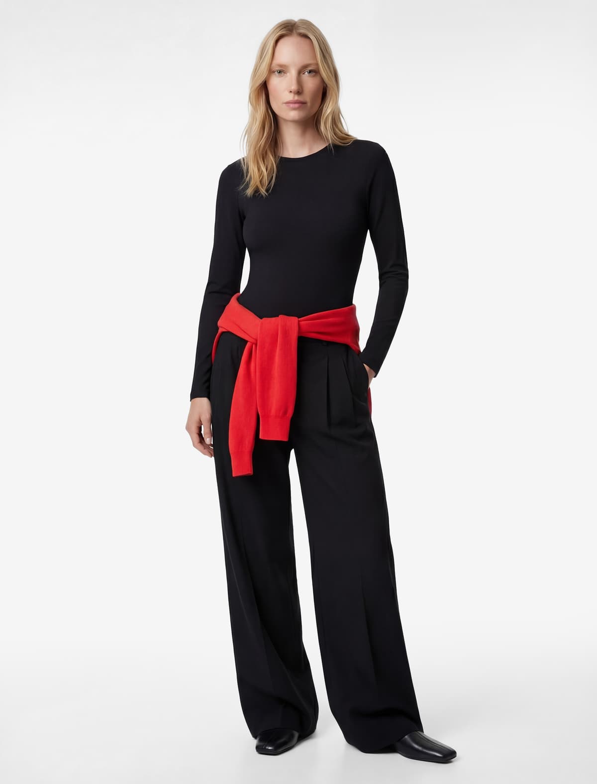 Uzunqol Ekipaj Yaka Slim Fit Bodysuit