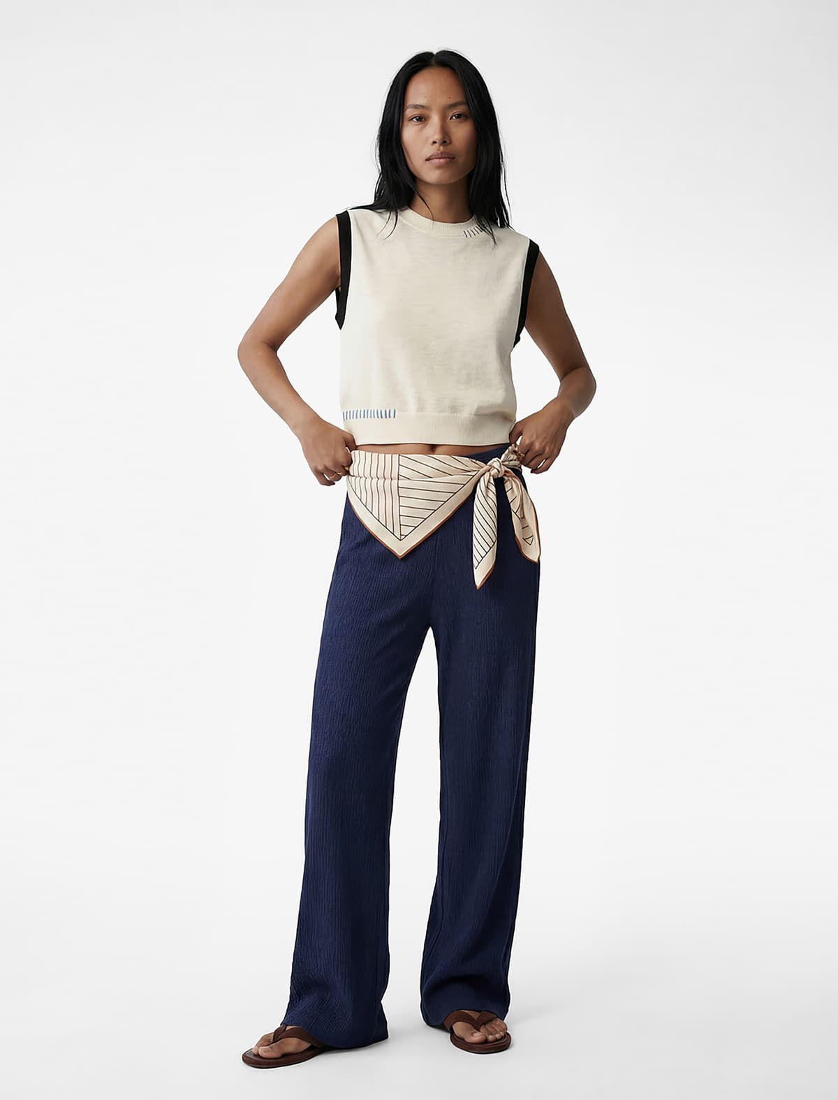Viskoz Qarışığı Klassik Kesim Slim Fit Şalvar