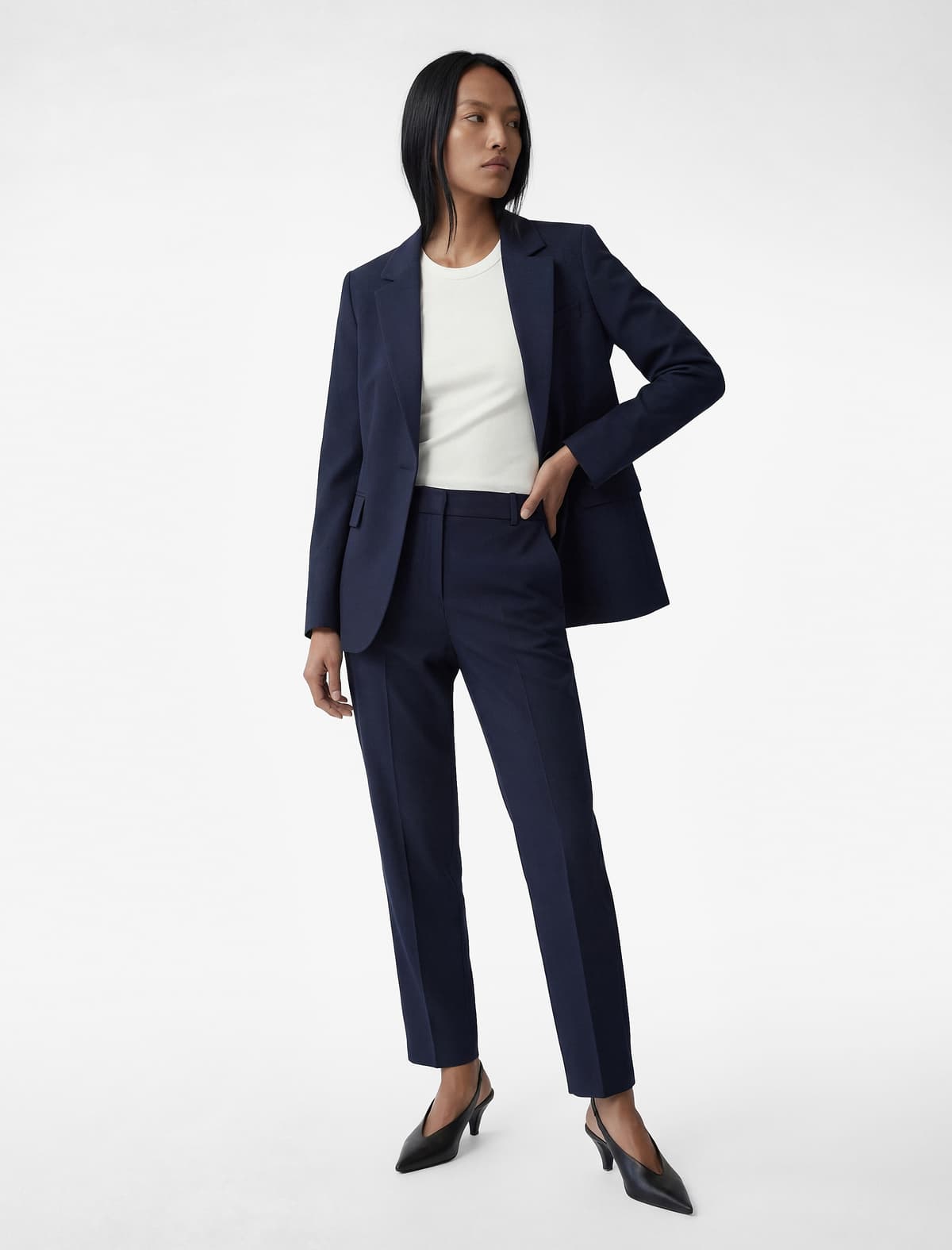Slim fit Normal Bel Siqaret Şalvar