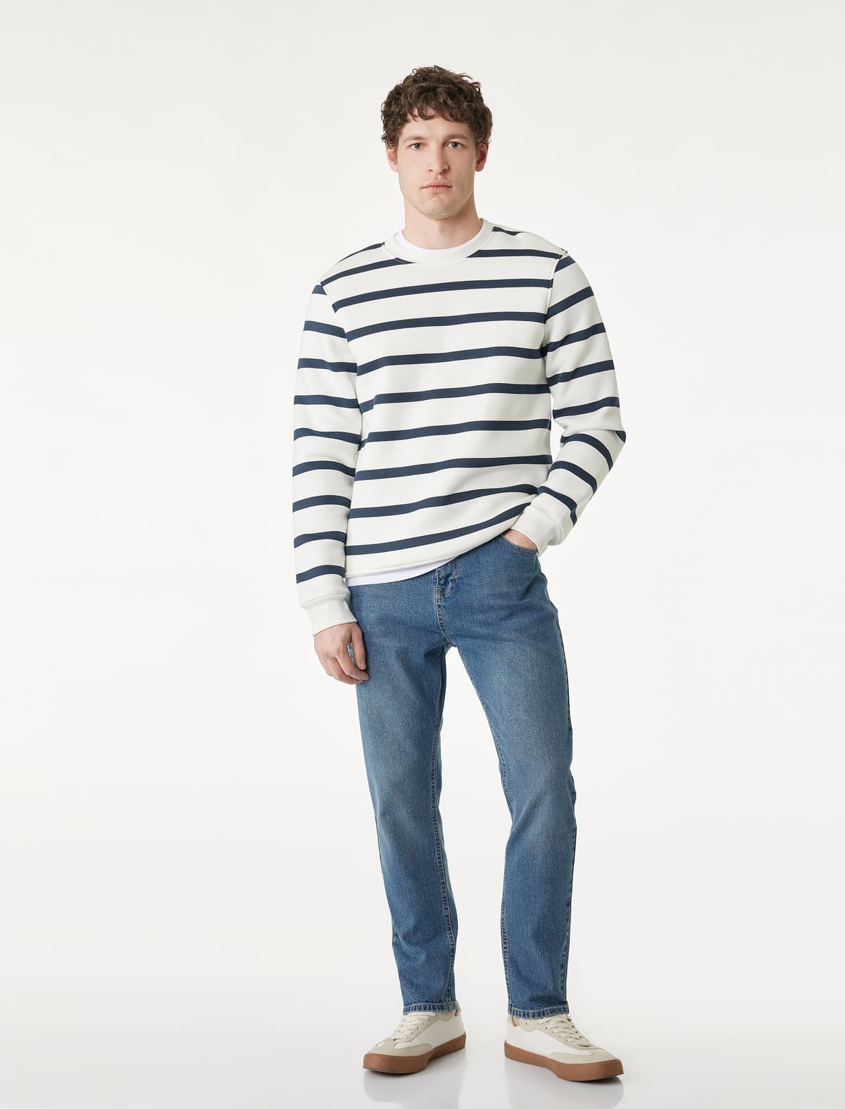 Regular Fit Normal Bel Daralan Cins Şalvar - Joe Jean