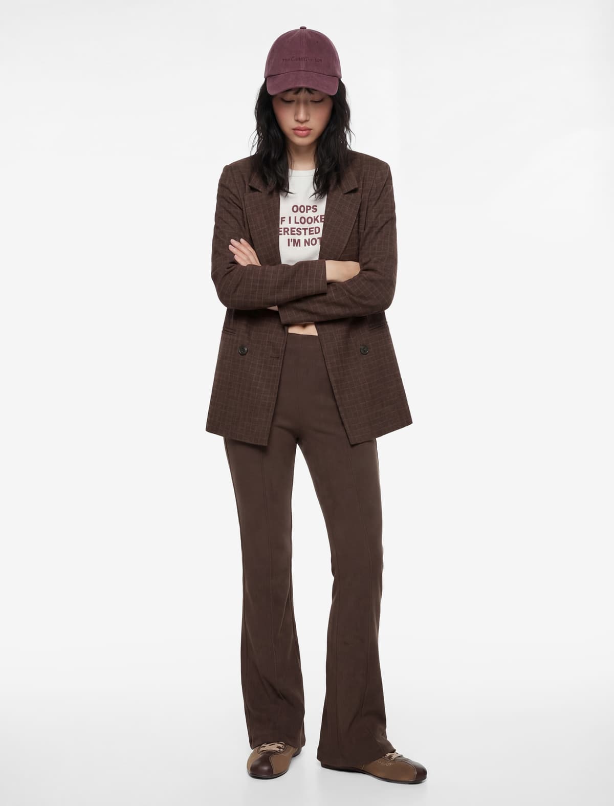 Slim fit Yırtıqlı Flare Paçalı Leggings Şalvar