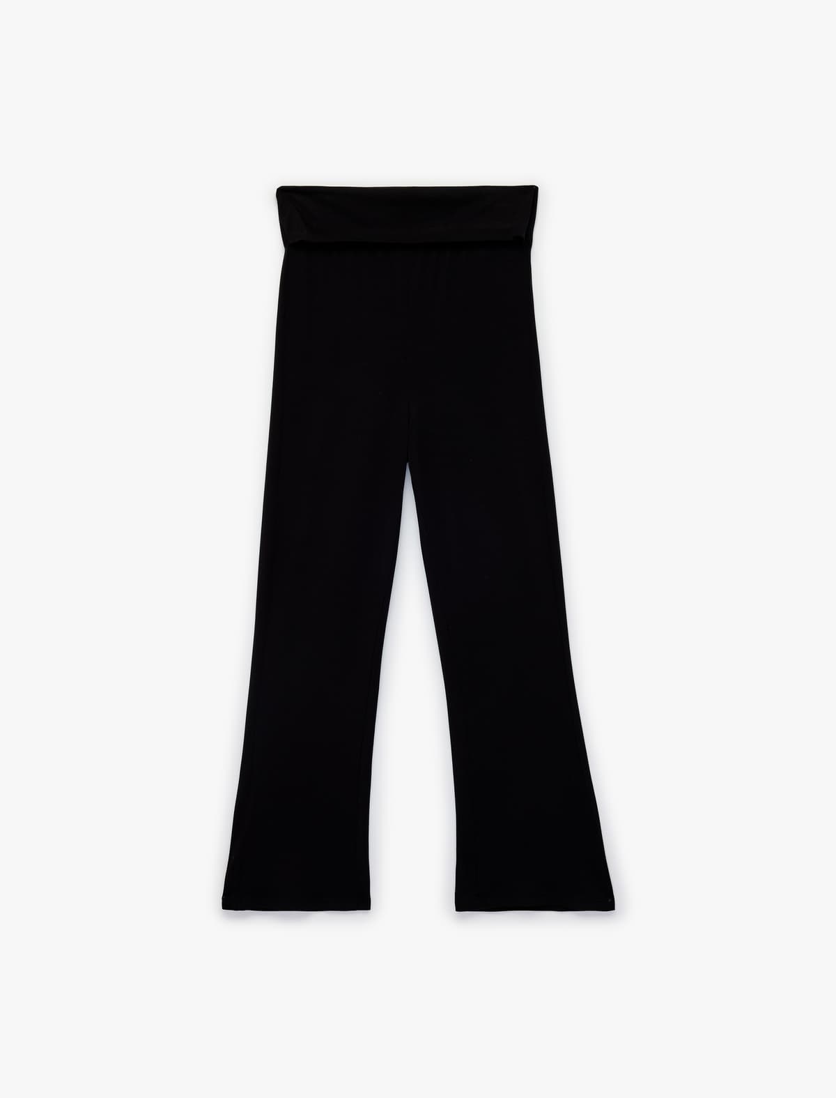 Viskoz Slim fit Flare Paçalı Koltuk