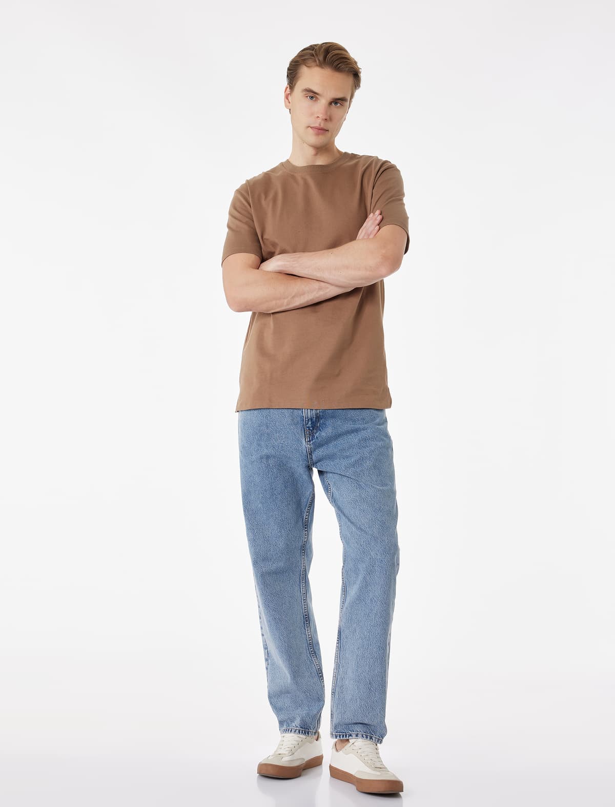 Normal Bel 90 Düz Fit Cin Şalvar - Korban Jean