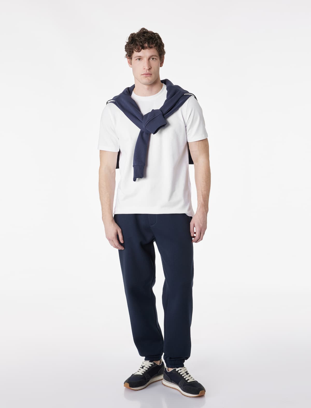 Regular fit Qısaqol Dəyirmi yaxa Pambıq Basic Tişört