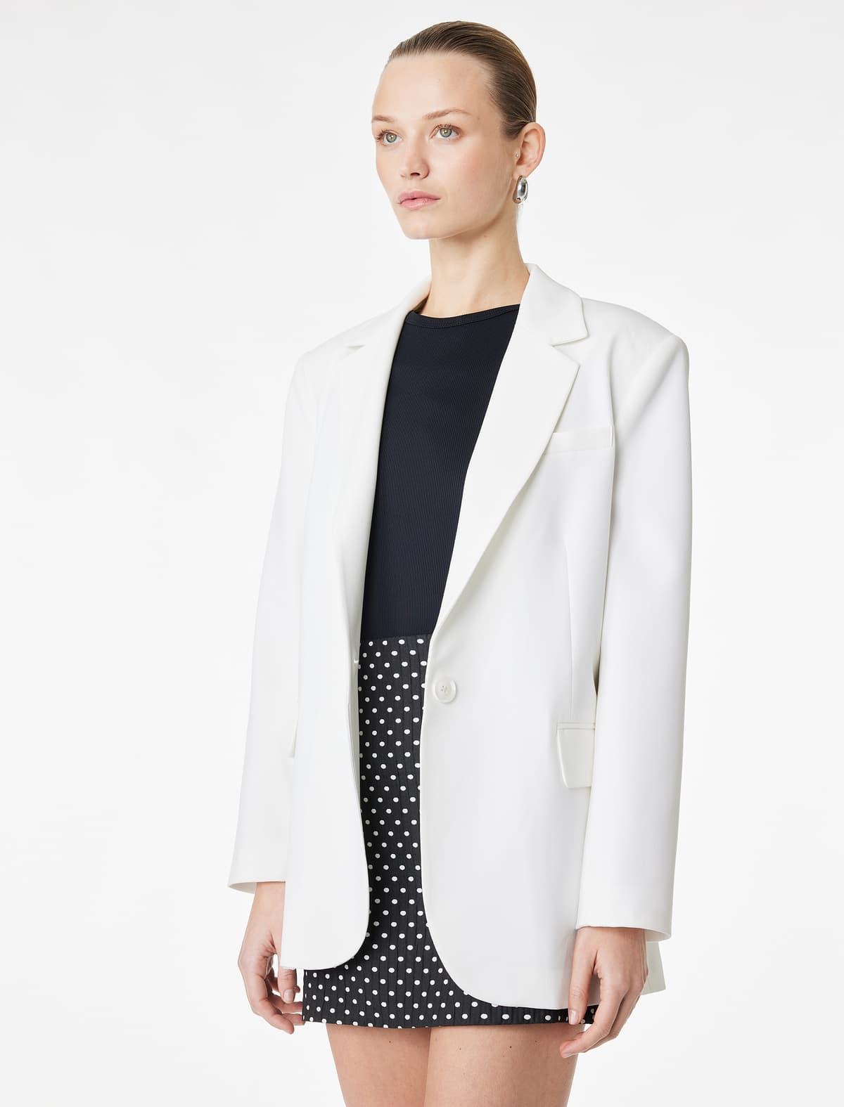 Polka Dot Mini A-Line Etek