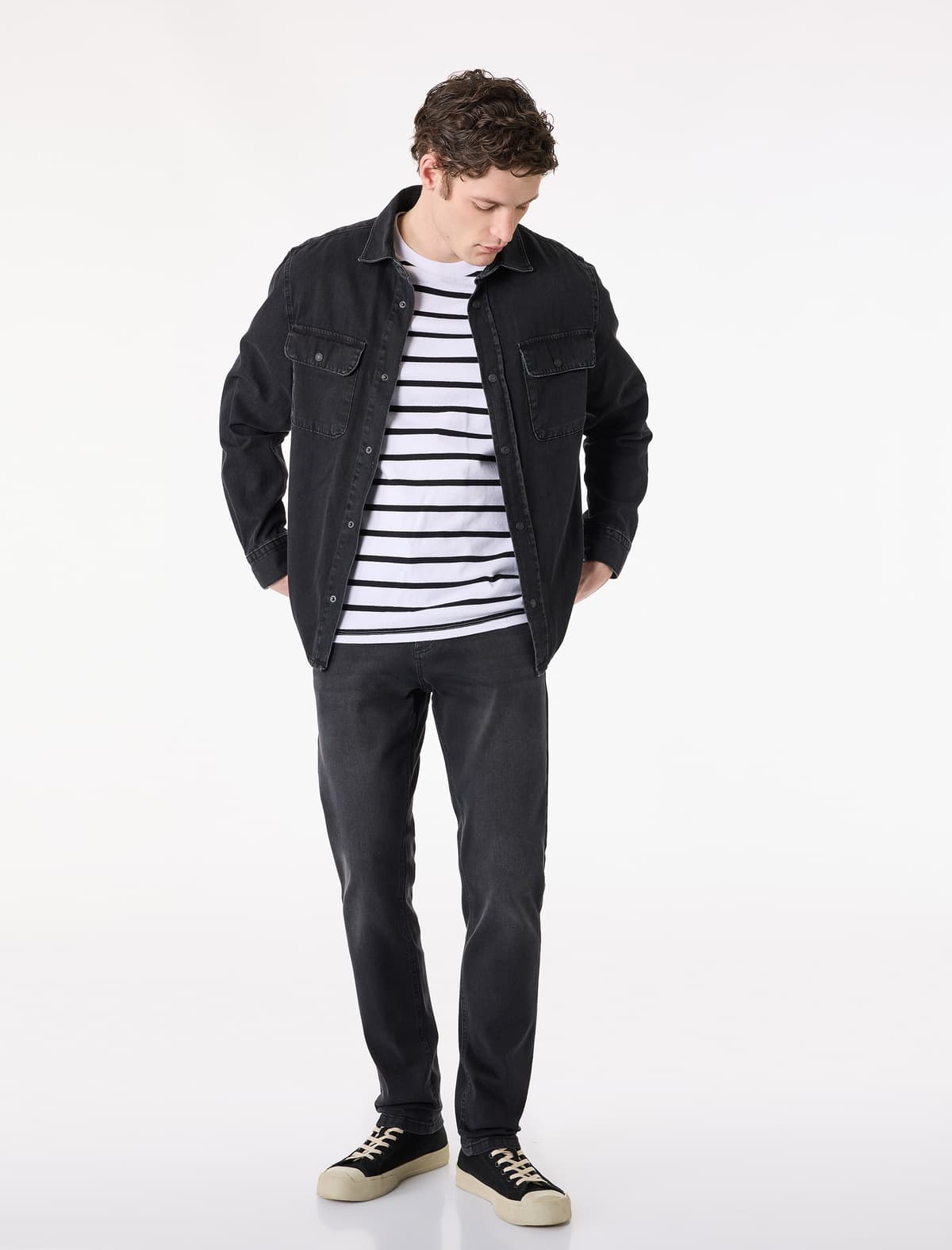 Normal Bel Pambıq 5 Cib Slim fit Jean Şalvar - Brad Jean