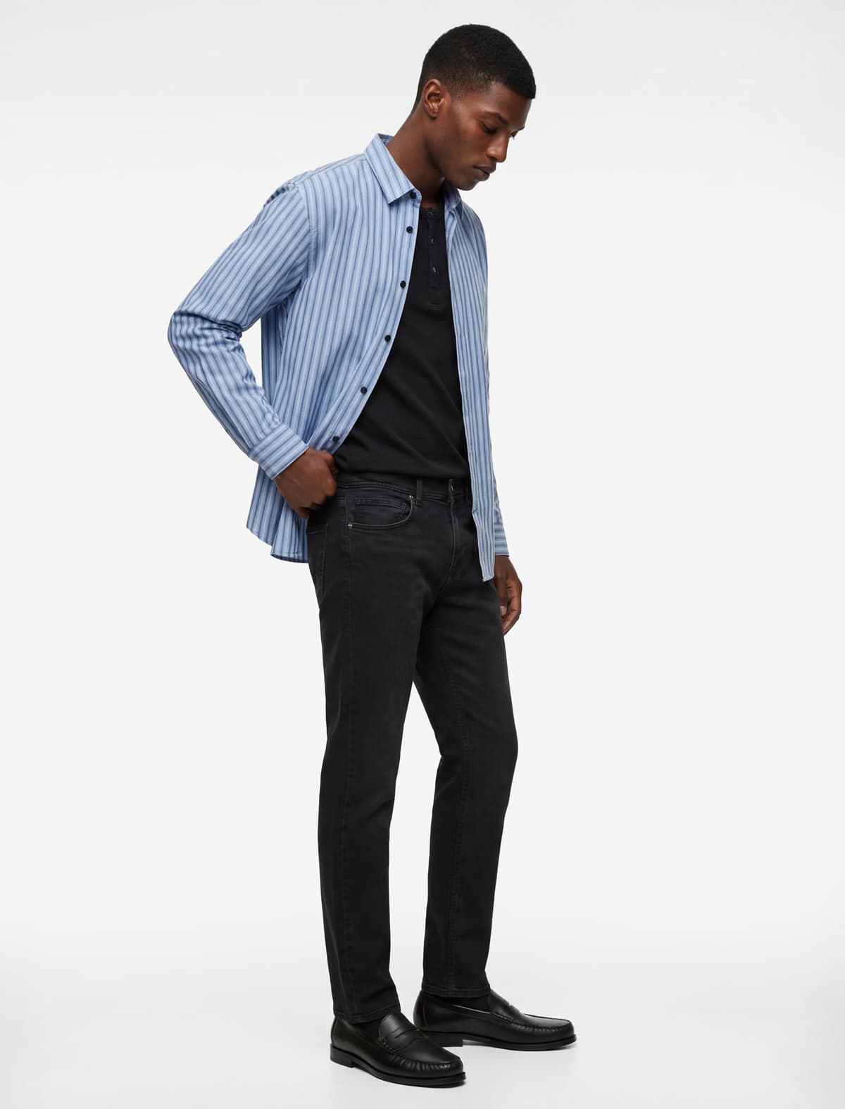 Pambıq Normal Bel Slim fit Jean Şalvar - Brad Jean