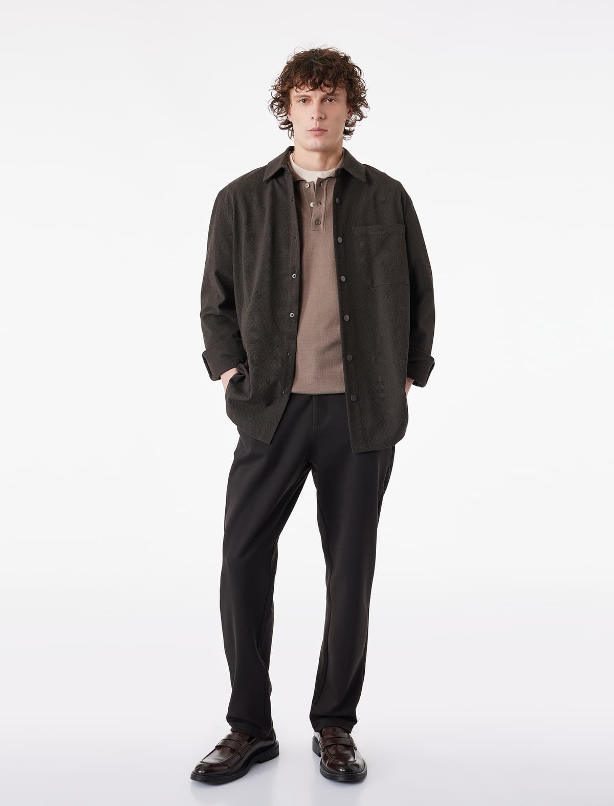 Slim fit Normal Bel Cib Parça Şalvar
