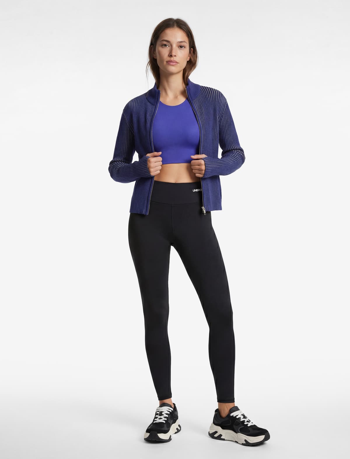 Slim fit Çaplı Yüksək Bel İdman Leggings