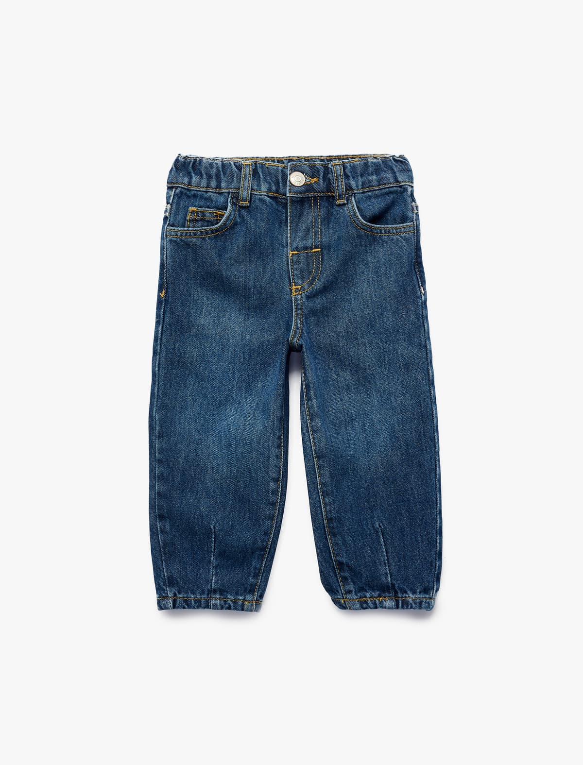 Pambıq Boş Fit Şar Formalı Denim Şalvar
