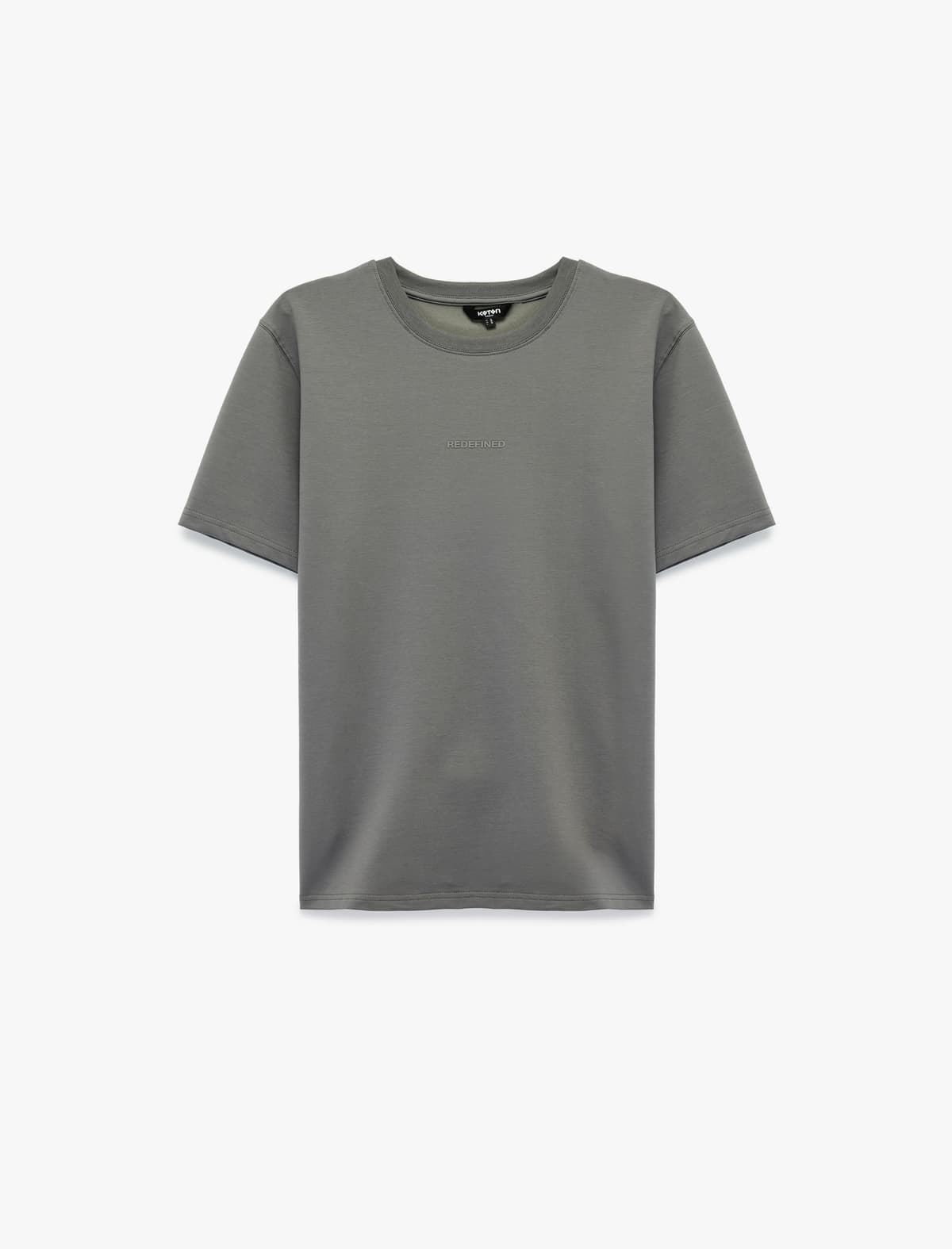 Normal fit Dəyirmi yaxa Pambıq Toxumlu Qısaqol Çaplı Tişört