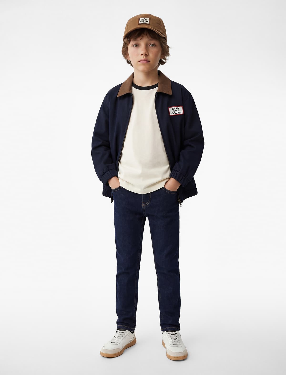 Pambıq Cib Slim fit Denim Şalvar - İncə Cins