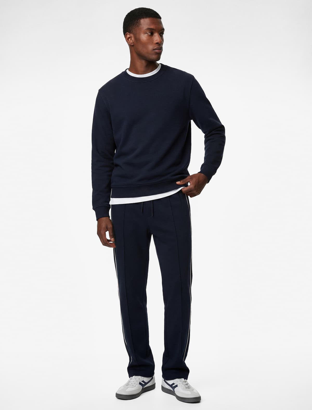 Normal fit Geyinilmiş Cibli Bel Sweatpants