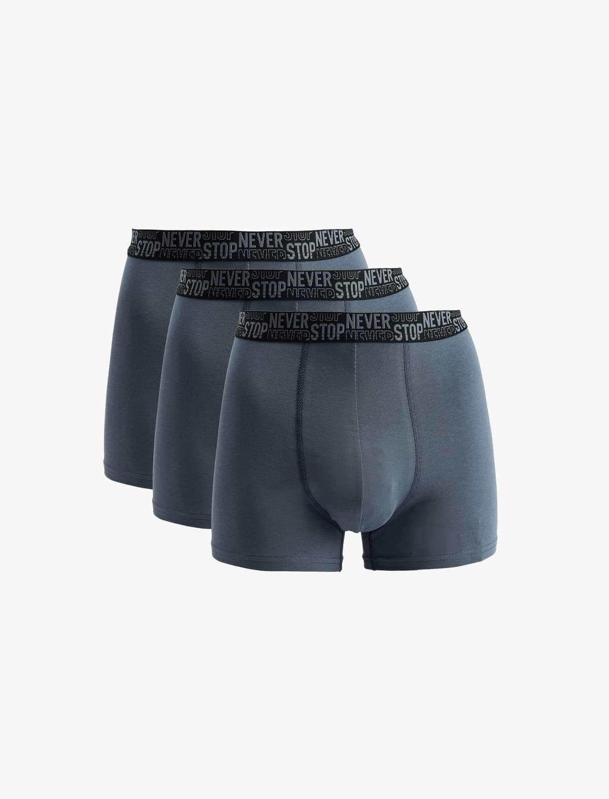 Normal fit Çaplı Bel Detallı Pambıq 3 Parçalı Boksçu Dəsti