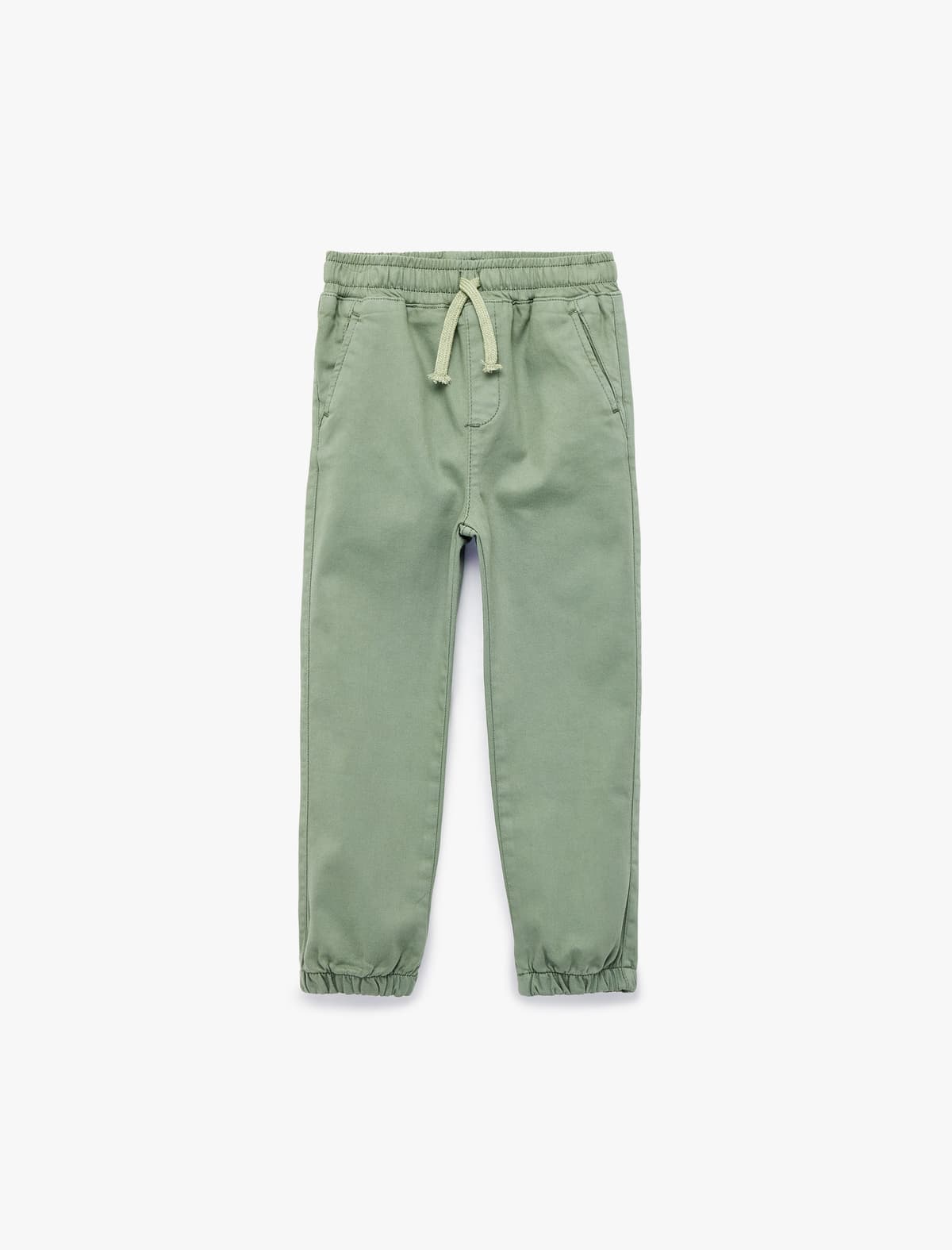 Pambıq Bel Krujeva Gabardin Jogger Şalvar
