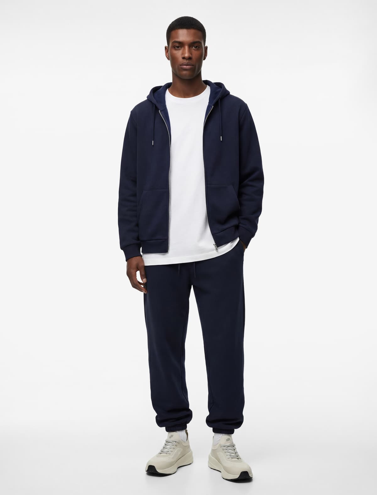 Ayaqları elastik cibli və beli bağlanmış Jogger İdman Sweatpants