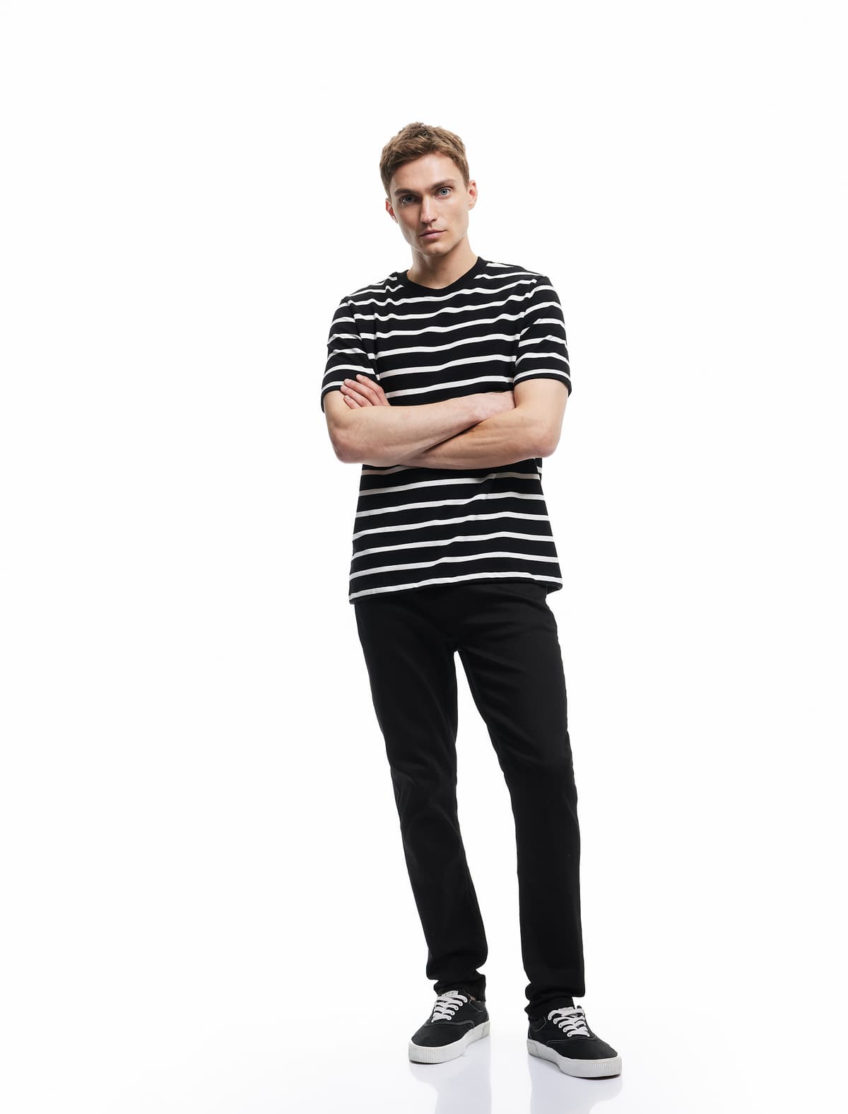 Slim Fit cins şalvar - Brad Jean