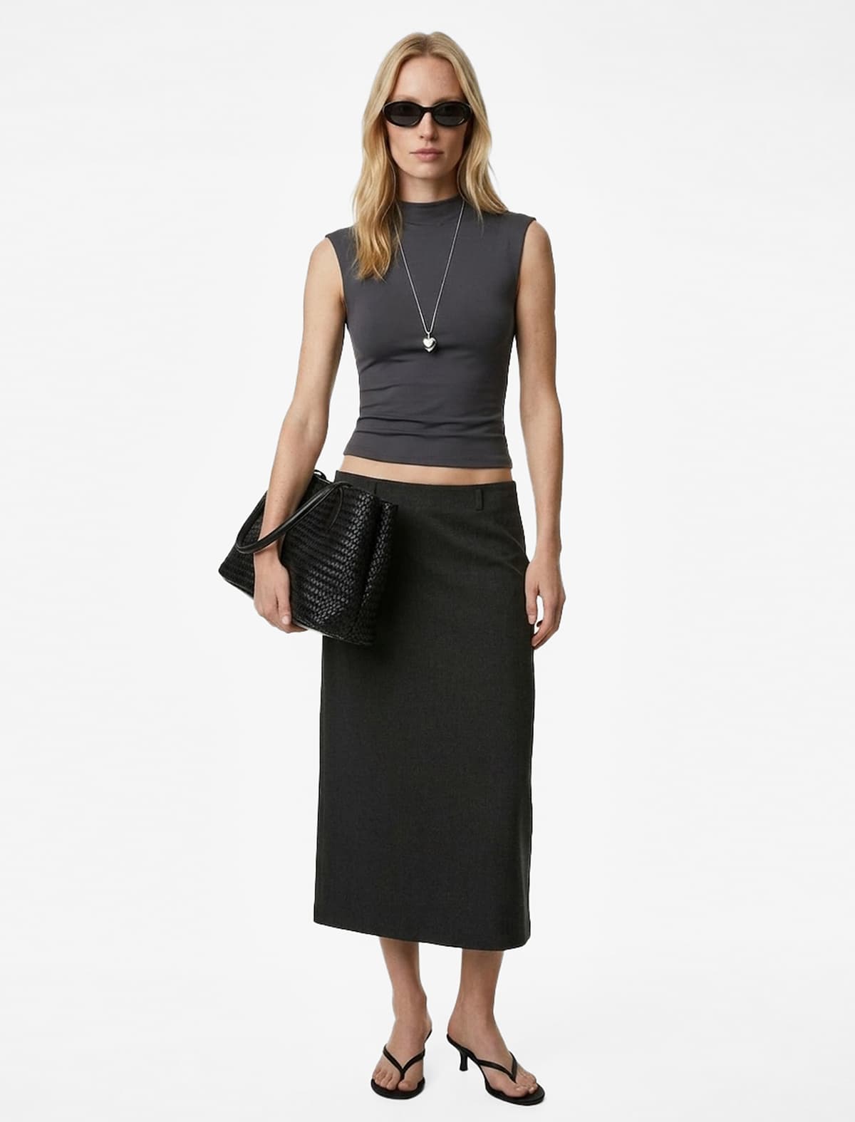 Normal Fit Midi Qələm Etek